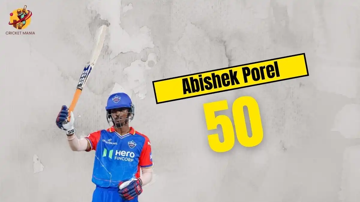 Abhishek Porel Blazing Half Century A Spectacular Display of Batting Prowess