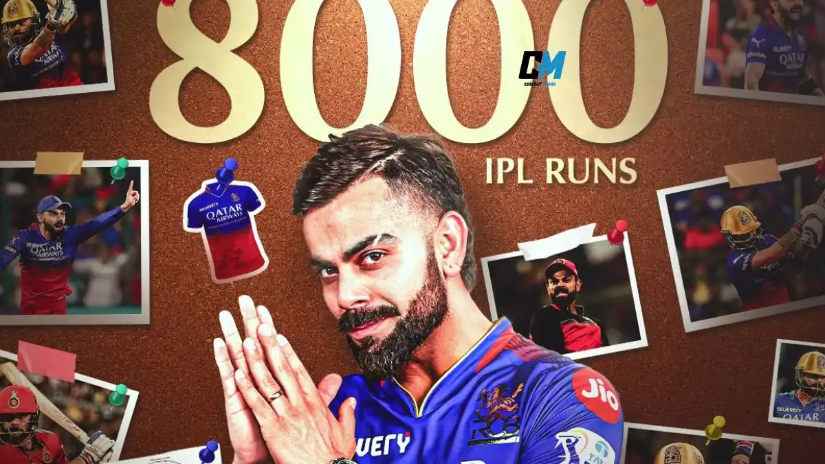 Virat Kohli Becomes First Player to Reach 8000 Runs in IPL History