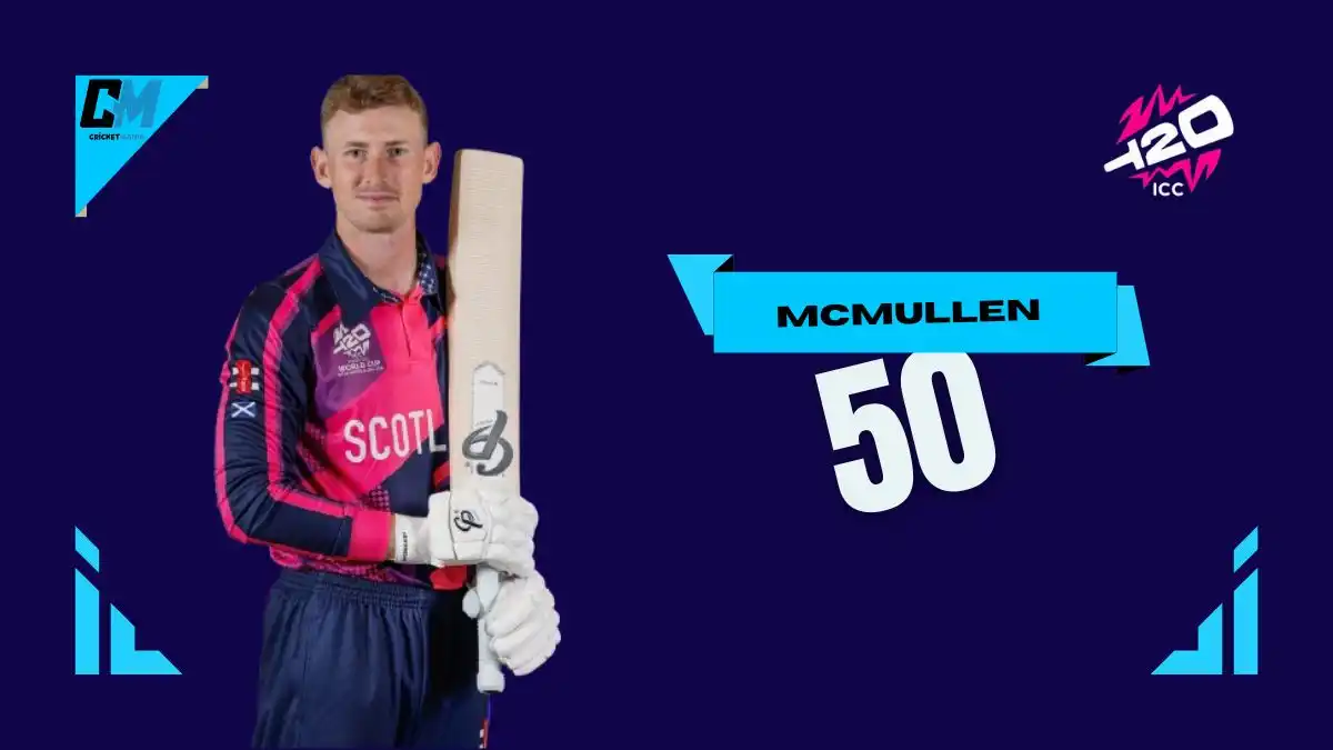 Brandon McMullen Blistering Half-Century in T20 World Cup