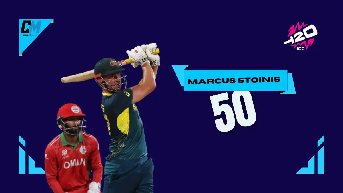 T20 World Cup Marcus Stoinis Fifty