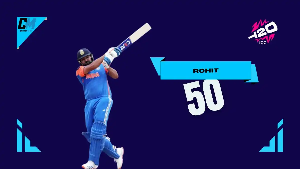 Rohit Sharma Explosive Fifty against Australia in T20 World Cup 2024