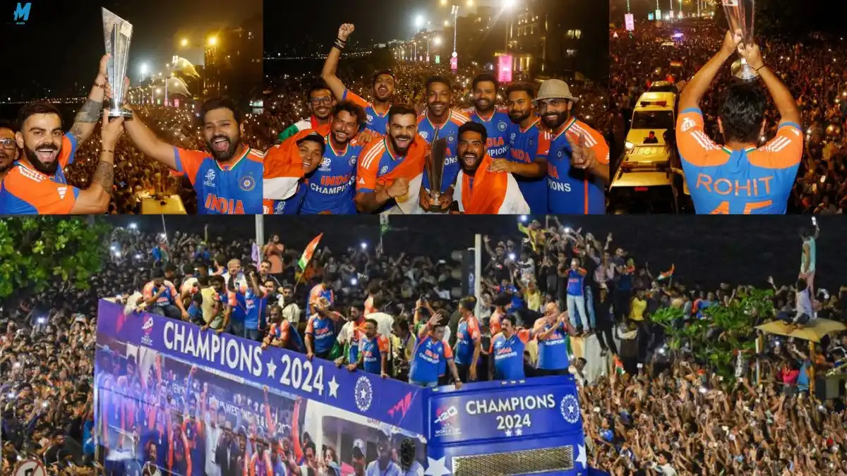 Home with a Trophy India Touch Down in Delhi After T20 World Cup 2024 Success